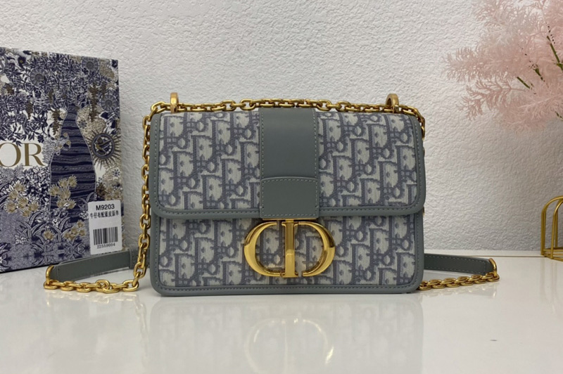 Christian Dior M9208 Dior 30 Montaigne Chain bag in Gray Dior Oblique Jacquard