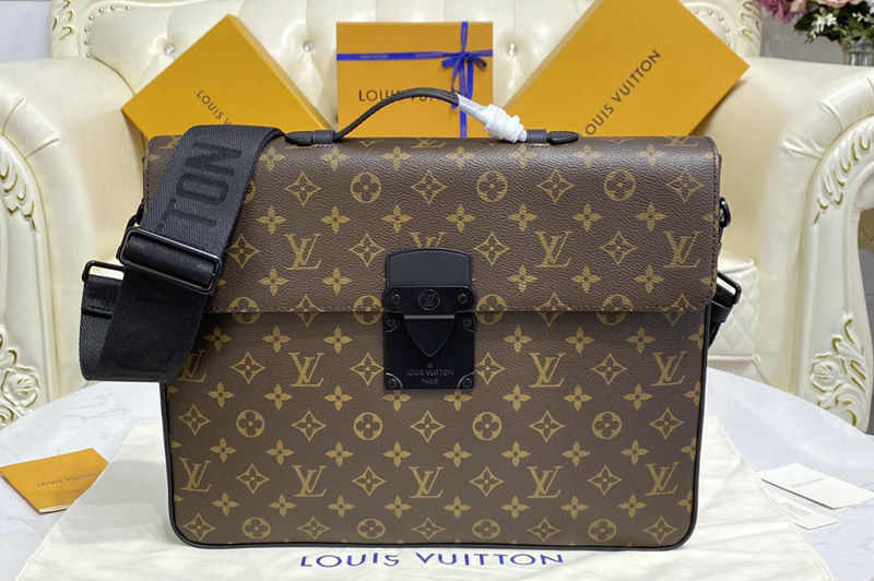 Louis Vuitton M20835 LV S-Lock Briefcase Bag in Monogram Canvas