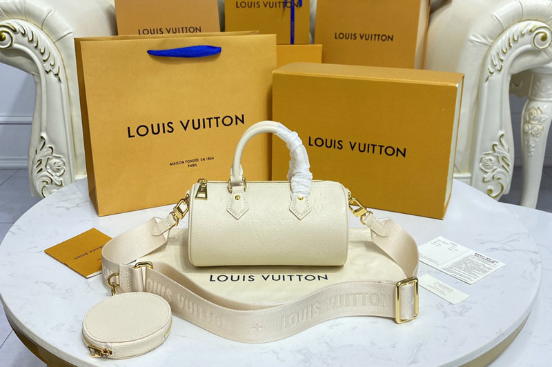 Louis Vuitton M46031 LV Papillon BB bag in Beige Monogram Empreinte leather
