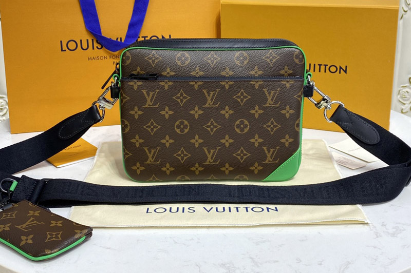Louis Vuitton M46266 LV Trio Messenger Bag in Monogram Macassar coated ...