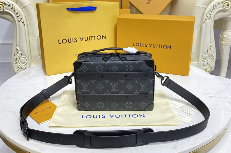 Louis Vuitton M45935 LV Handle Soft Trunk Bag in Monogram Eclipse Canvas