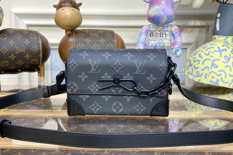 Louis Vuitton M81783 LV Steamer Wearable Wallet in Monogram Eclipse coated canvas