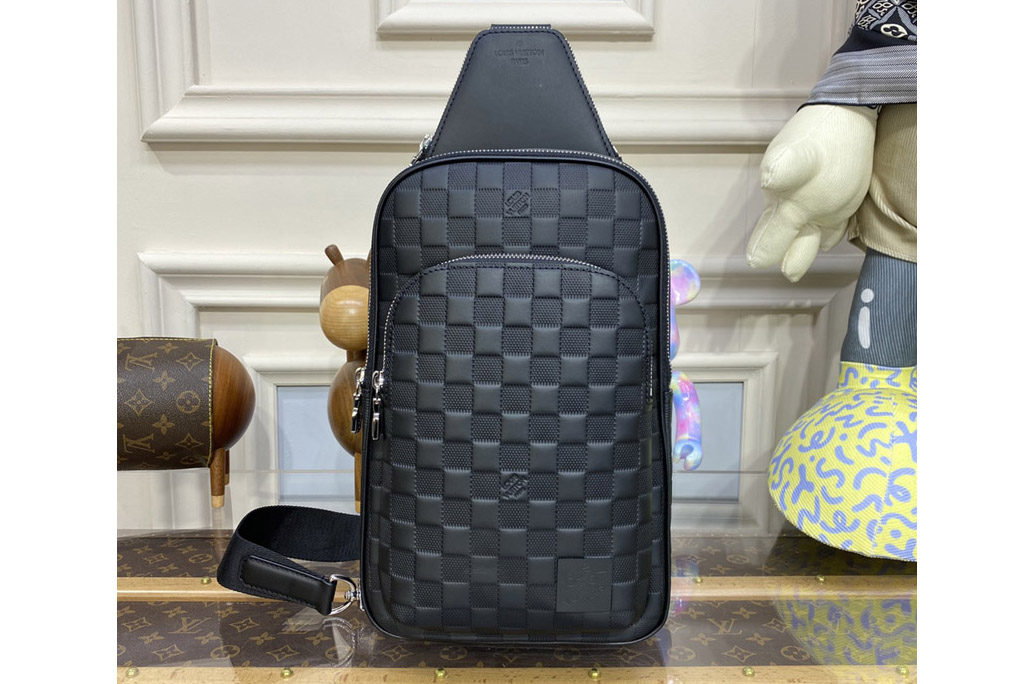 Louis Vuitton N45303 LV Avenue Sling Bag in Damier Infini Leather