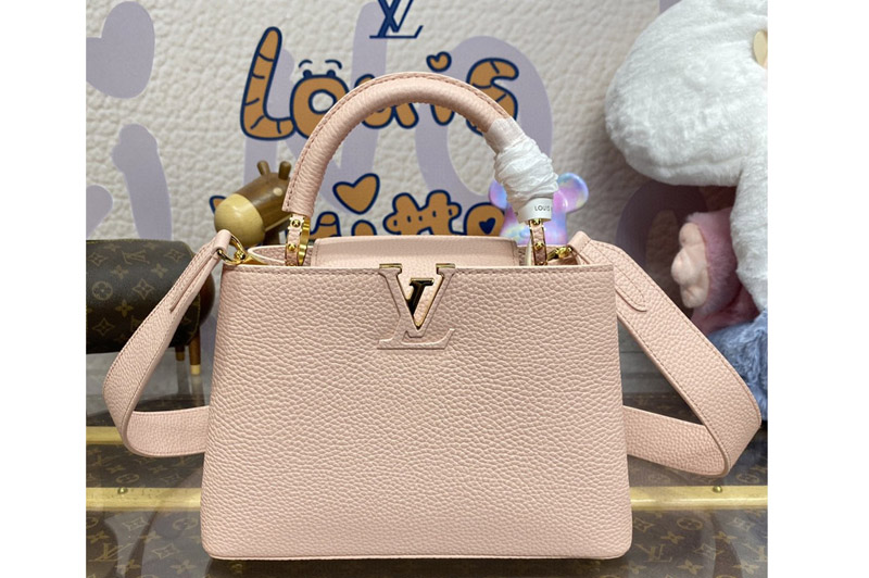 Louis Vuitton M24544 LV Capucines BB handbag in Jasmine Pink Taurillon leather