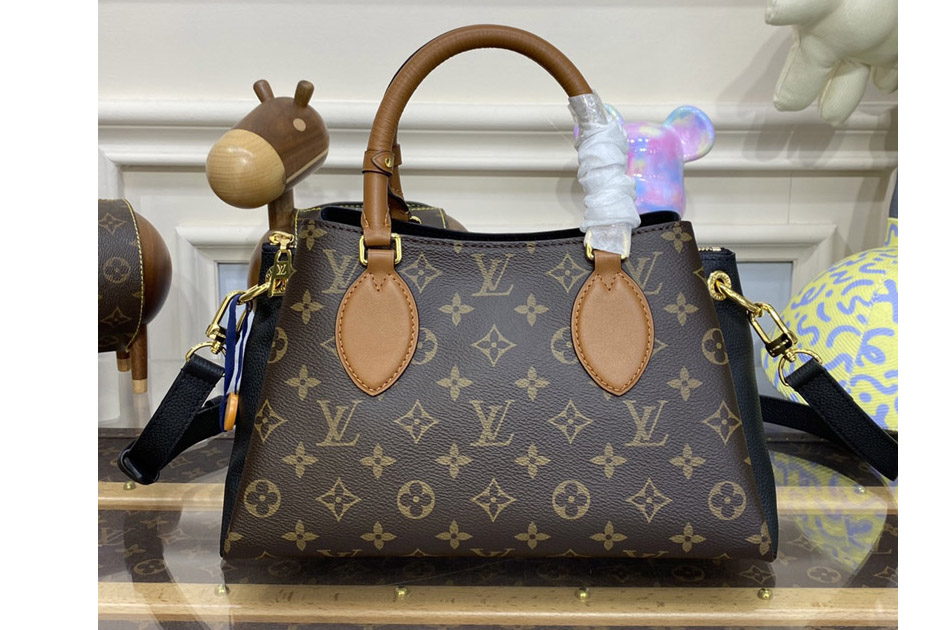 Louis Vuitton M46507 LV Vendome BB tote bag in Monogram coated canvas and Black cowhide leather