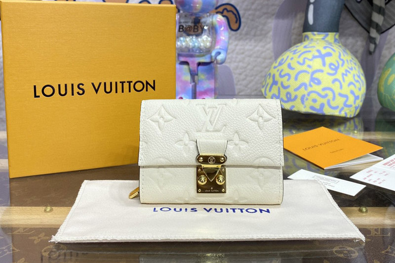 Louis Vuitton M81071 LV Metis Compact Wallet in Beige Monogram Empreinte leather