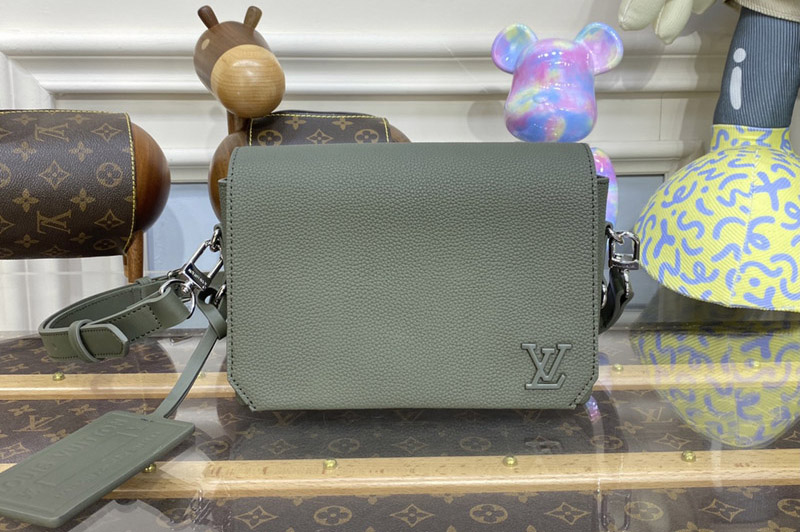 Louis Vuitton M82086 LV Fastline Wearable Wallet in Khaki Cowhide leather