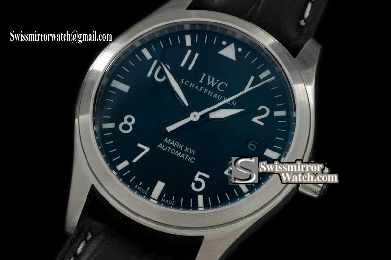 IWC Mark XVI SS/LE Black Swiss Eta 2824-2 - IW325501 Replica Watches