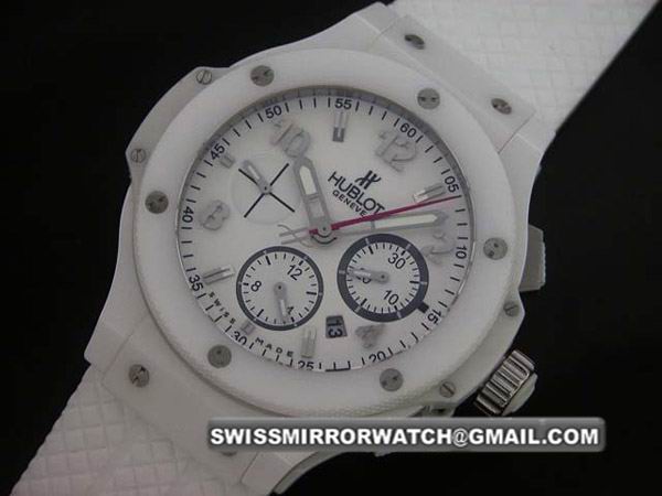 Hublot Big Bang White Full Ceramic Ultimate Edition Replica Watches