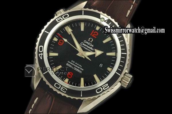 Omega Seamaster Planet Ocean 45.5mm Black Bez/LE Eta 2824-2 Ultimate Replica Watches