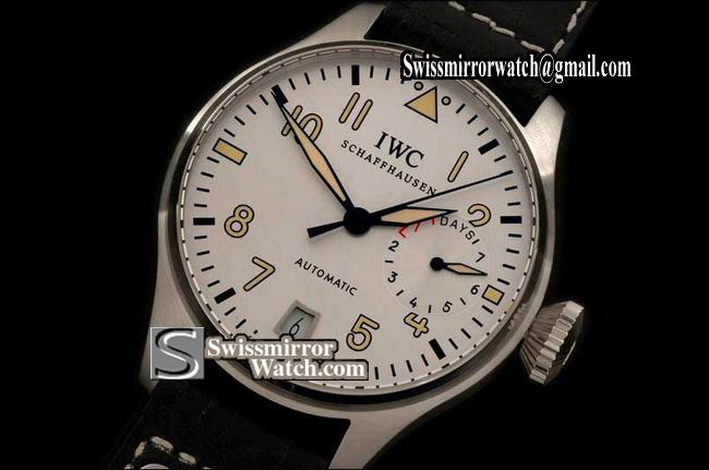 IWC Big Pilot Father & Son SS/LE Black Wht Asia Auto 25J Replica Watches