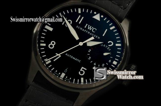 IWC Big Pilot 5004 PVD/LE Black Black Asia Auto 25J Replica Watches