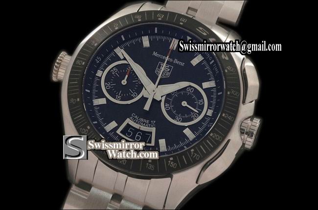 Tag Heuer 2007 SLR Chronograph SS/SS Asia 7750 Sec@3 Replica Watches