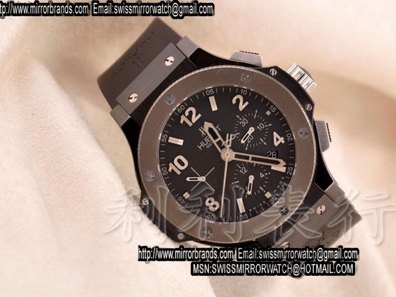 Luxury Hublot Big Bang Black Ceramic Ice Bang Limited Edtion Replica Watches