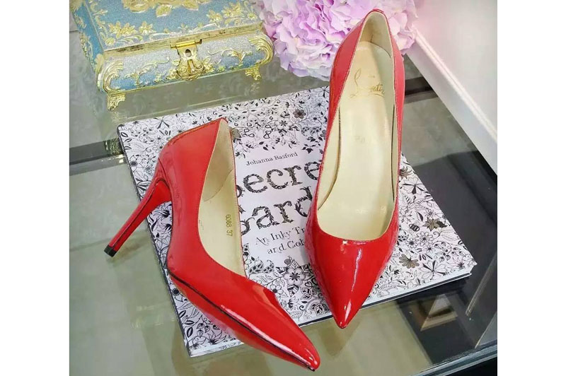 Ladies Christian Louboutin 9cm high-heel Shoes Red
