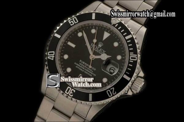 Rolex Submariner SS Black Dial (Classic -2008 Update) Swiss Eta